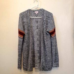 hippie rose cardigan sweater